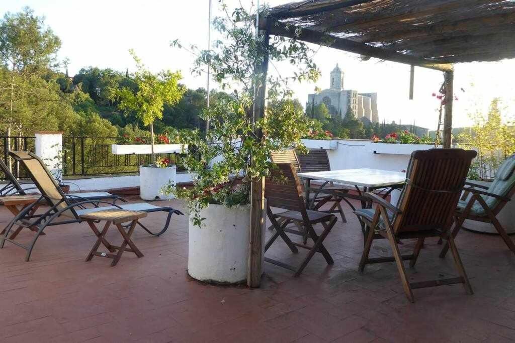 Apartamento Con Increibles Vistas Y Terraza Gerona Buitenkant foto