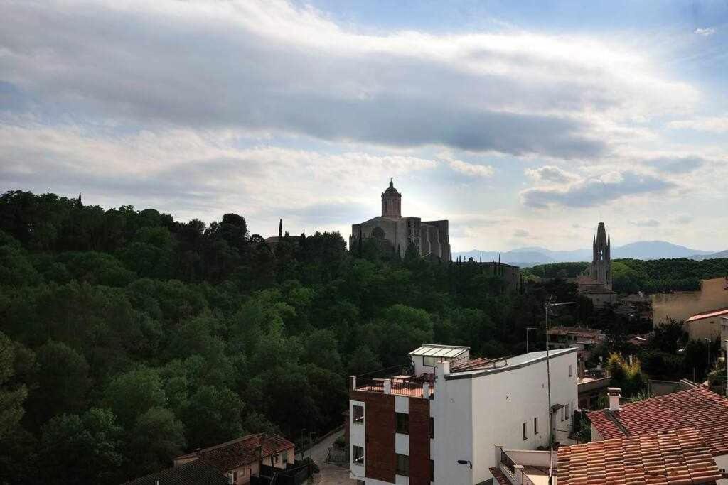 Apartamento Con Increibles Vistas Y Terraza Gerona Buitenkant foto